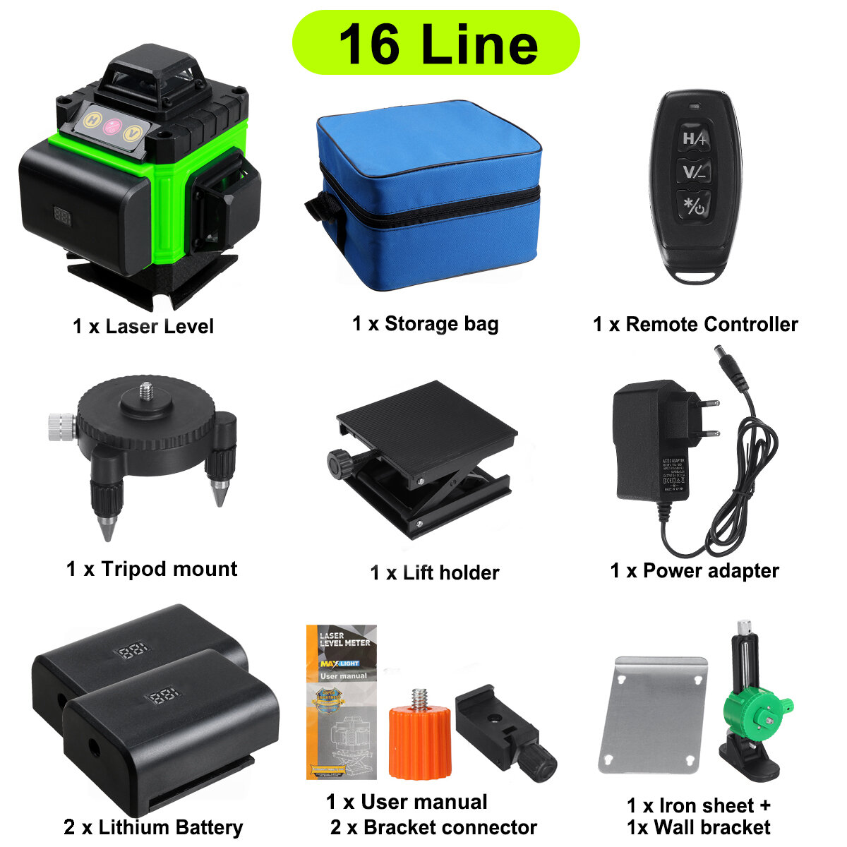 best price,lines,4d,laser,level,with,batteries,eu,discount