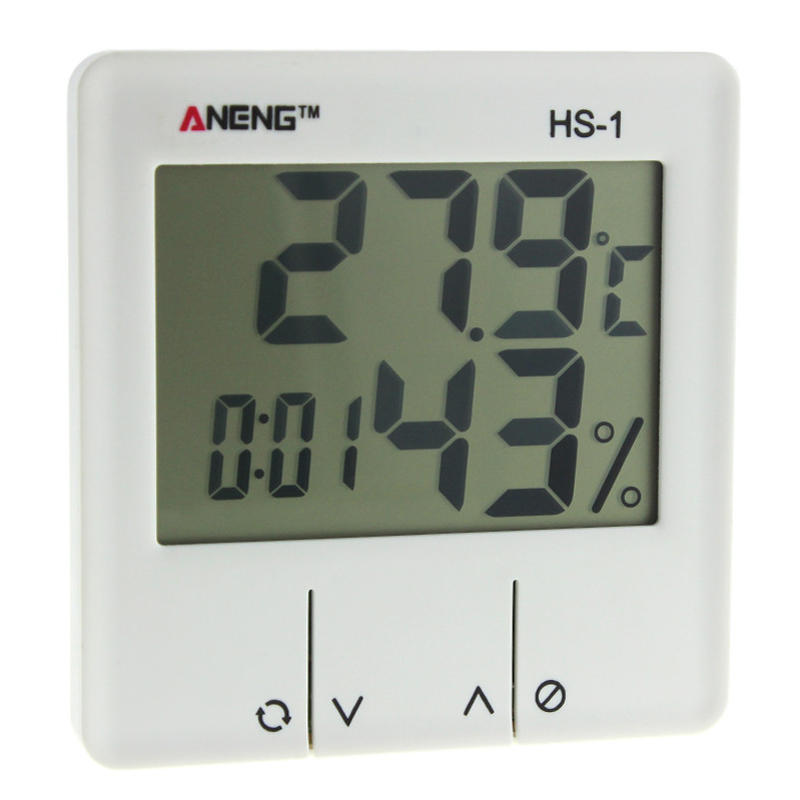 Thermometer Digital LCD Hygrometer Temperature Humidity Meter Alarm Clock USA