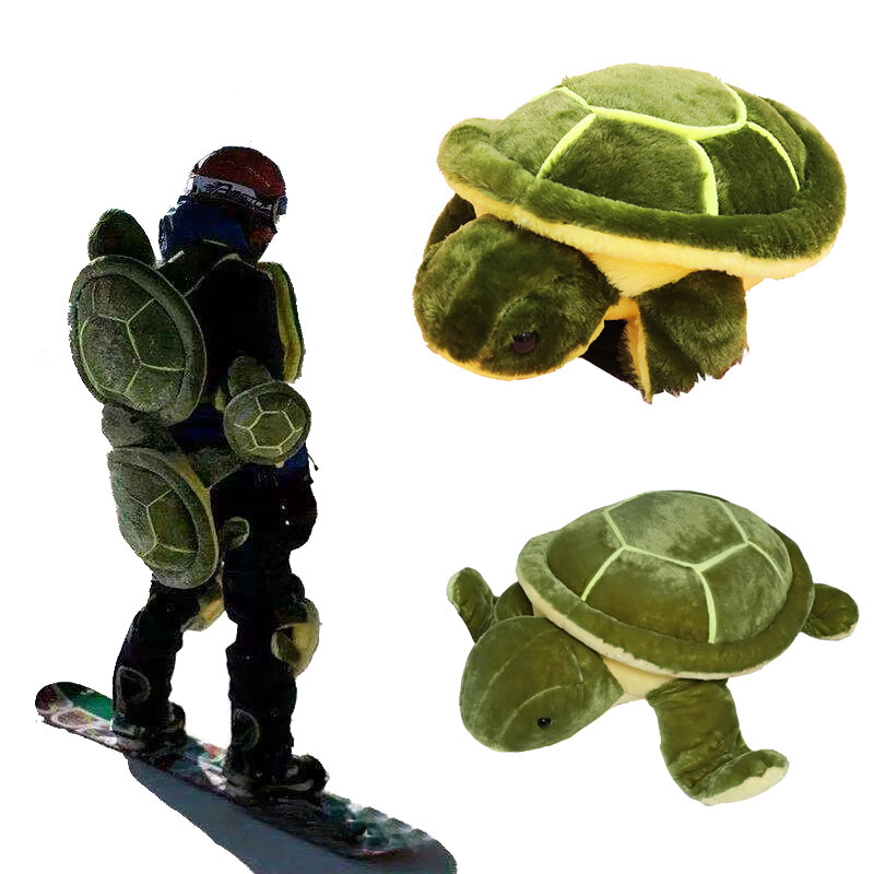 Çok amaçlı yetişkin kayak koruyucu ekipmanı Cartoon Turtle Snowboard Hip & Knee Pad Cushion Toys