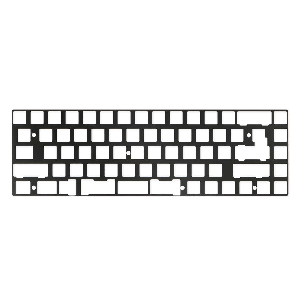 

65% CNC Aluminum Plate Mechanical Keyboard PCB Stabilizer Positioning Board for 68 Keys Mechanical Keyboards DIY Kit
