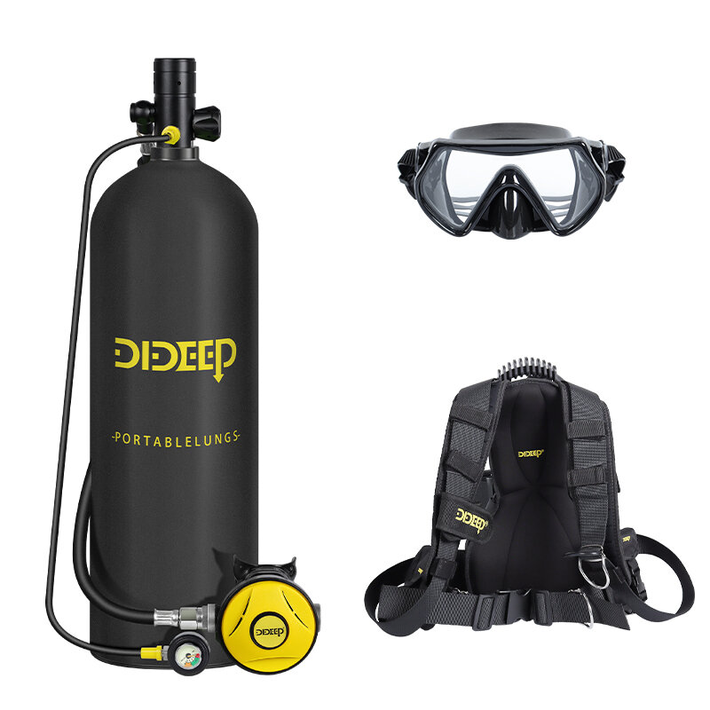 

DIDEEP 4L бак для подводного плавания обновление манометр водолазный жилет Сумка комплект баллонов с кислородным баллоно