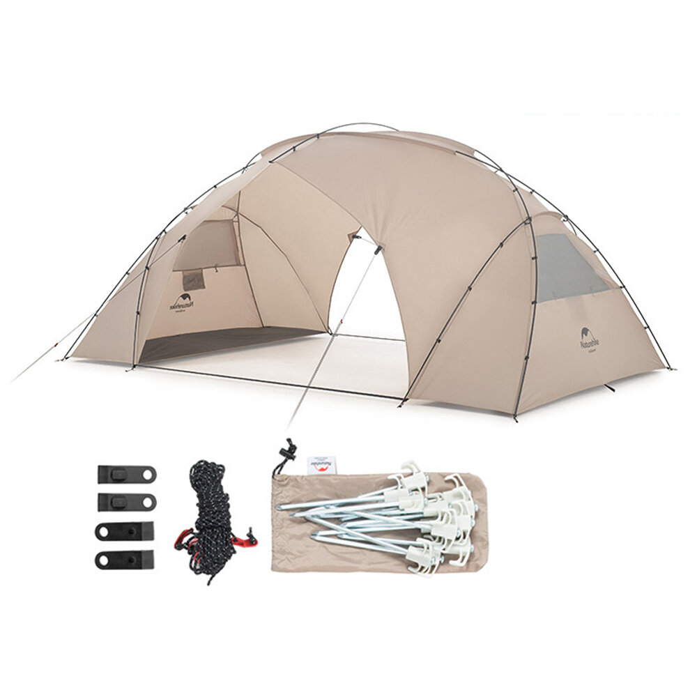 Naturehike NH20ZP116 Double People Camping Tent Windproof Waterproof Sun Protection UF50+ Sun Shelter Awning Canopy