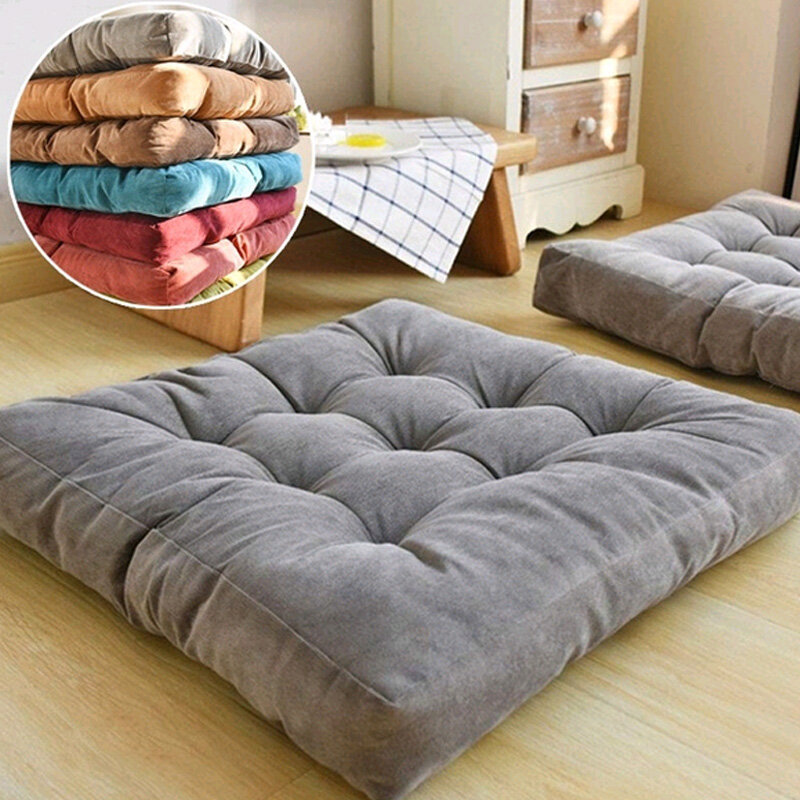 55x55cm Square Cotton Sofa Chairs Seat Cushion Seat Dining Chair Pads Cushion Soft Pillow for Home Decor