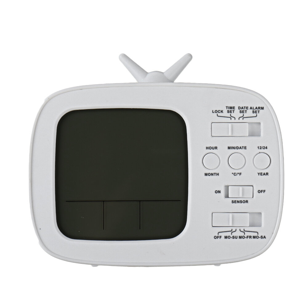 G180 Children Alarm Clock LCD Electronic Clock Student Bedside Alarm Clock Photosensitive Smart Cloc