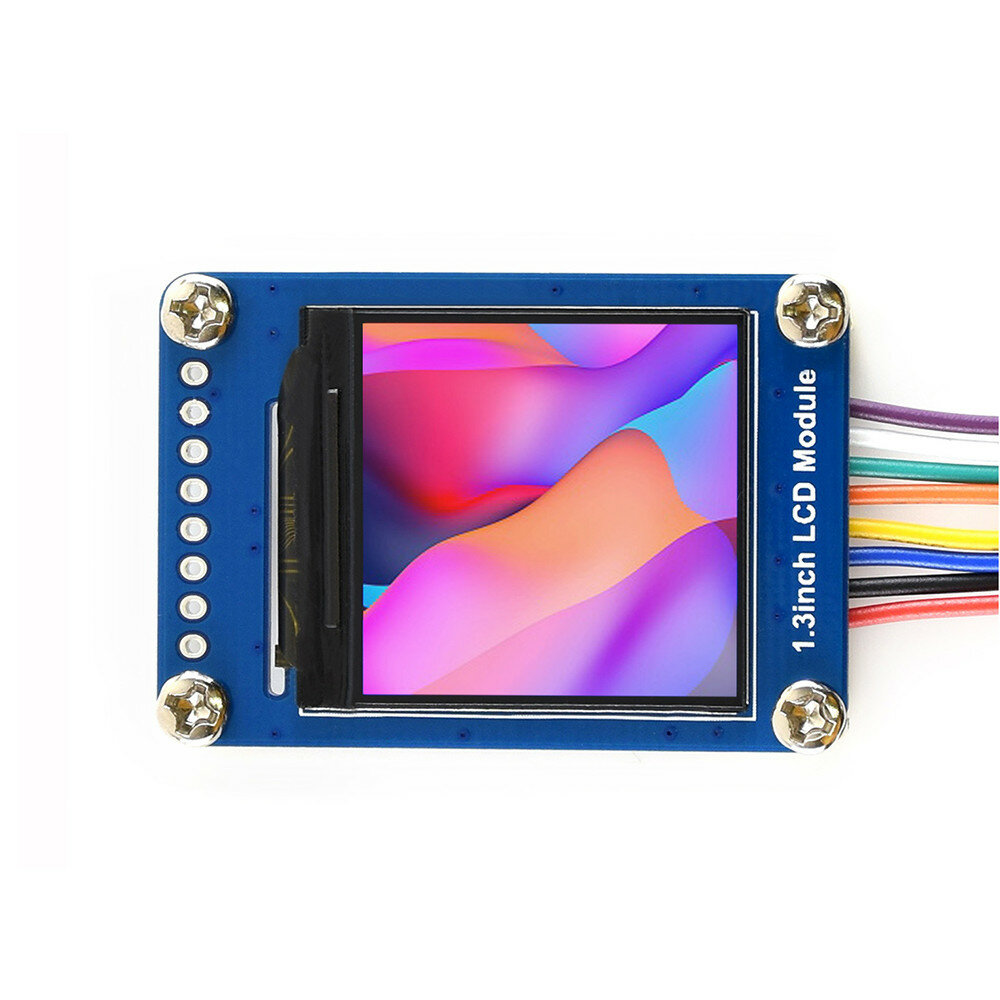 Waveshare? 1,3-inch kleuren-LCD-uitbreidingskaart IPS Scherm SPI-interface 240x240 HD Resolutie IPS 