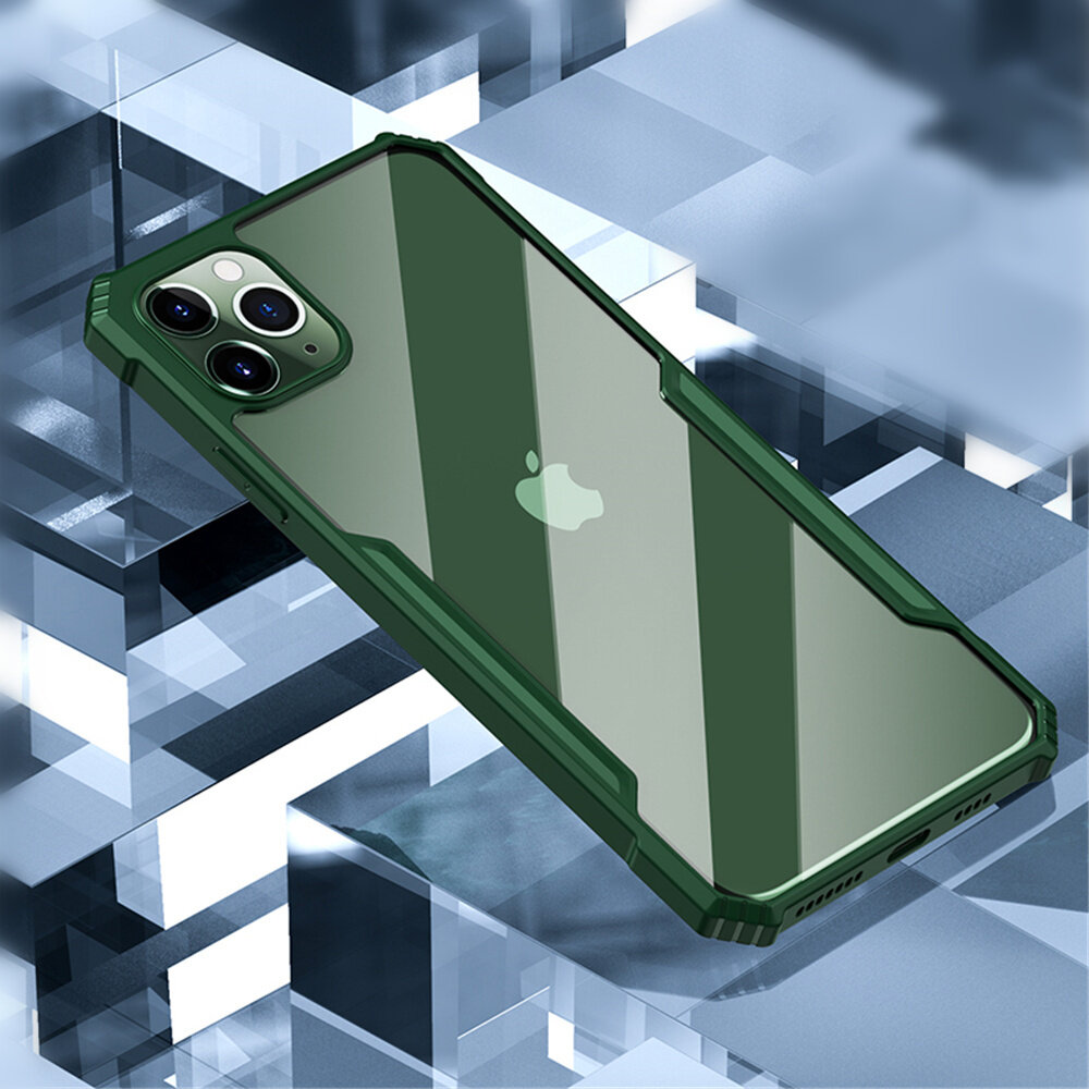 Bakeey voor iPhone 11 Pro 5.8-inch hoes met bumpers Schokbestendig anti-vingerafdruk transparant acr