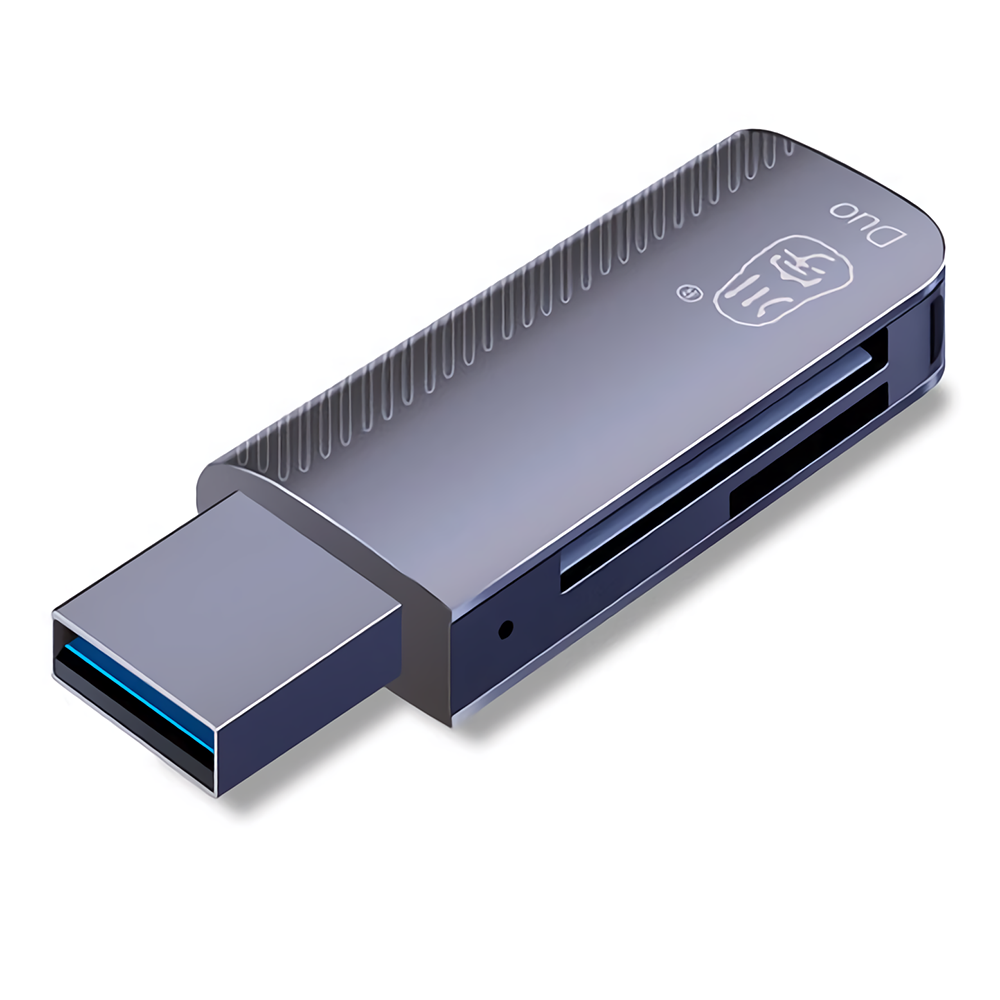 Kawau C370 USB 3.0 TF SD بطاقة قارئ عالي السرعة SD TF ذاكرة بطاقة محول الدعم520G لمكبر صوت مسجل محرك SLR الة تصوير