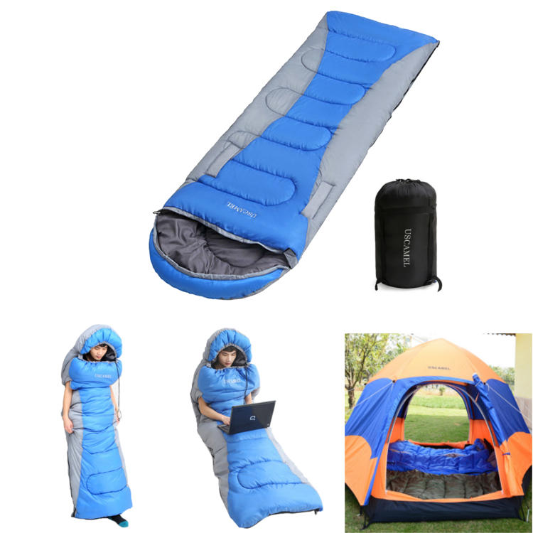 1.5kg Polyester Side Åben Single Sleeping Bag Bærbar Ultra Light Outdoor Camping Sengetøj
