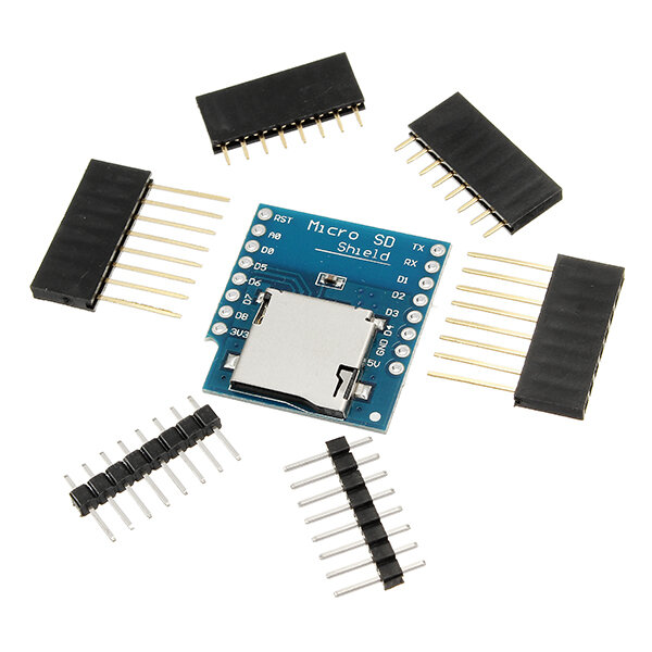 WeMos® Micro SD Card Shield For WeMos D1 Mini TF WiFi ESP8266 Compatible SD Wireless Module For Arduino