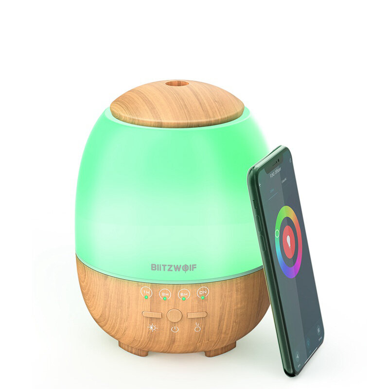 

BlitzWolf® BW-FUN3 Wi-Fi Essential Oil Diffuser Ultrasonic Aromatherapy Humidifier APP Control Amazon Alexa Google Home