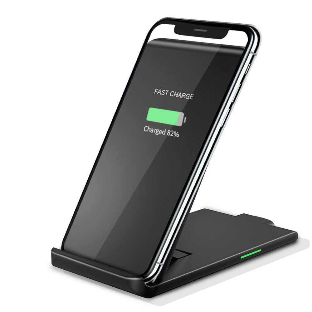 

Essager 10W Foldable Fast Charging Wireless Charger Pad Phone Holder For iPhone X XR XS Max Mi8 Mi9 Pocophone S9 S10 S10