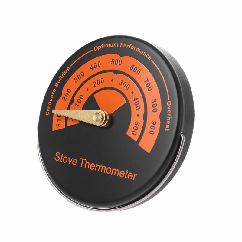 1 ST Legering Magnetische Kachel Rookkanaal Thermometer Dropshipping Magnetische Houtkachel Thermome