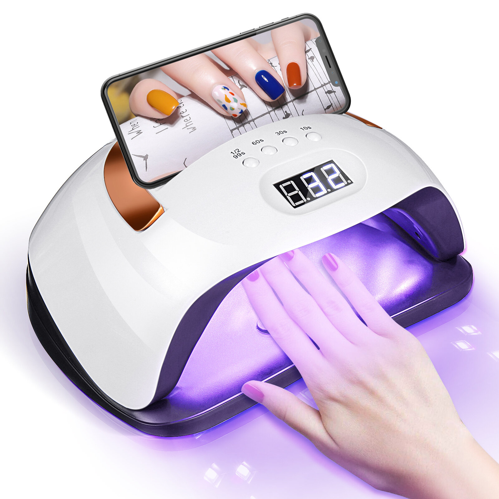 Nail Dryer LED Nail Lamp UV Lamp for Curing All Gel Nail Polish With Motion Sensing Manicure Pedicur