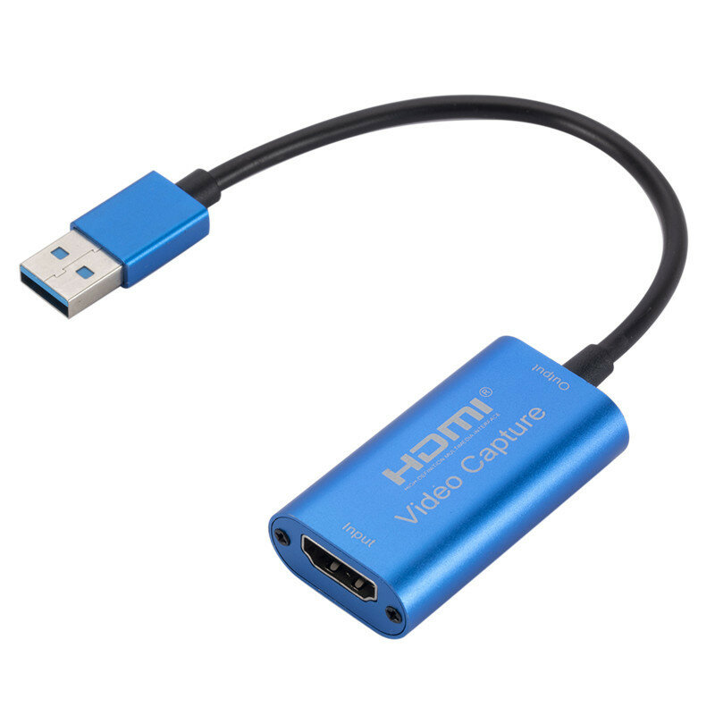 HDMI naar USB 3.0 High-definition video-opnamekaart HDMI-video-opname Ondersteuning Game Live OBS Ca