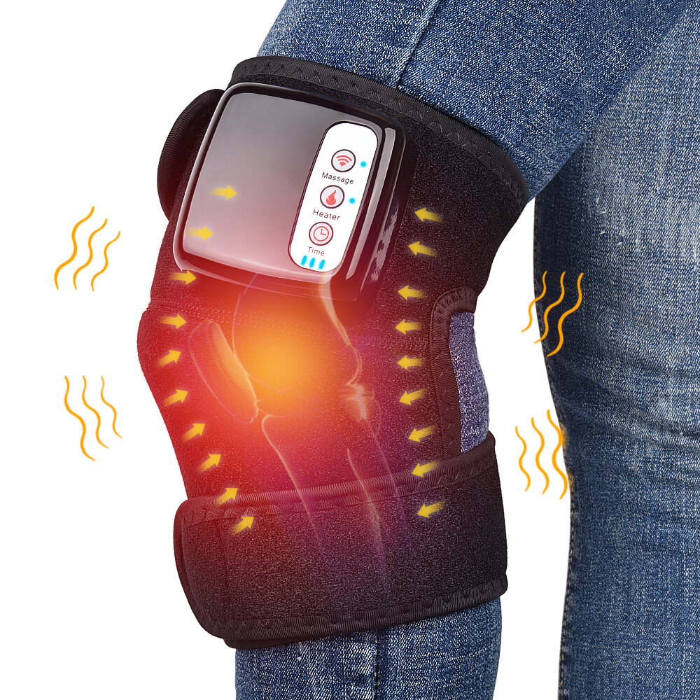 12W elektrische ver-infrarood verwarming Knie Massager Verstelbare thermische trillingen Fysiotherap