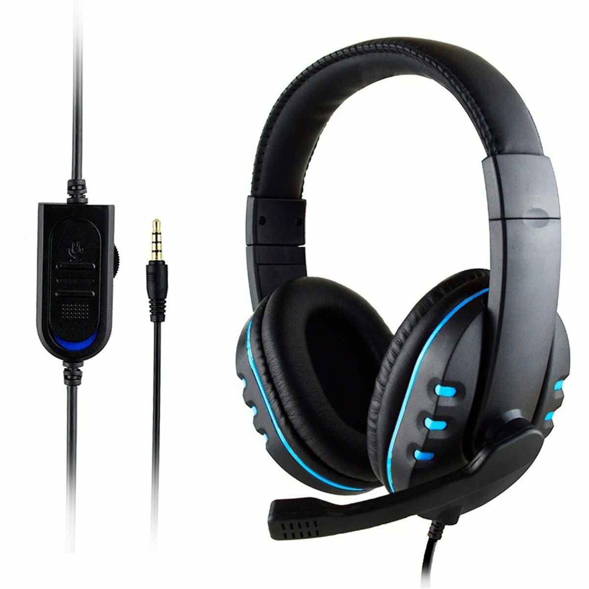 

Portable Gaming Headset 3.5mm Stereo Surround Gamer Wired Headphone With Mic for PC Computer PS4 Xbox