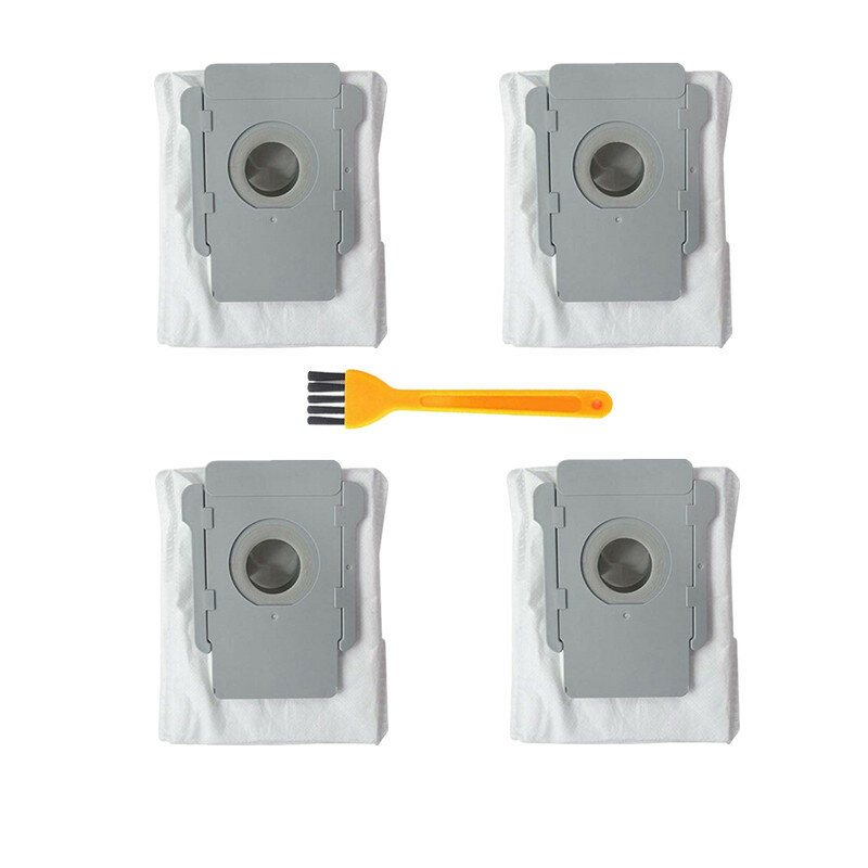 

Замена 5 шт. Для iRobot Roomba S9 Запчасти для пылесоса аксессуары мешки для пыли * 4 желтый инструмент для очистки * 1