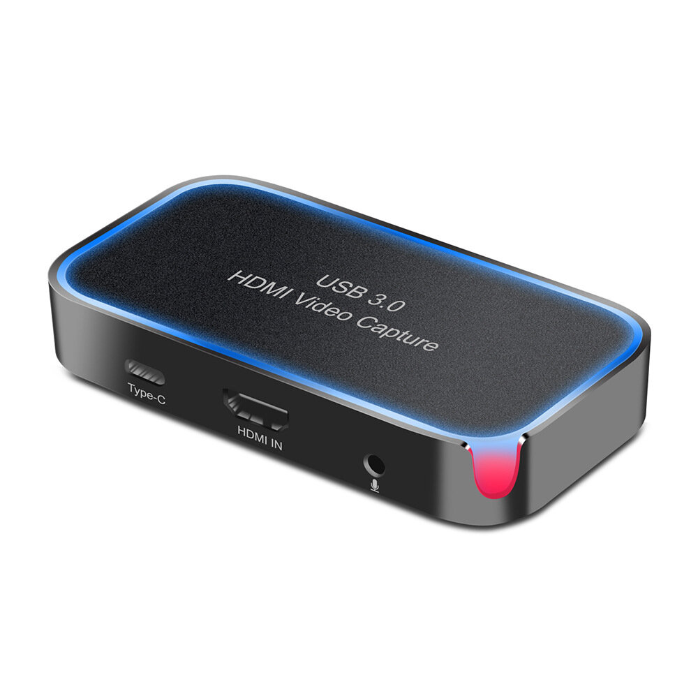 

Bakeey HDMI Video Capture Card HD 4K 1080P 60fps Loop Out USB 3.0 Audio Video Capture Game Live Streaming Video Conferen