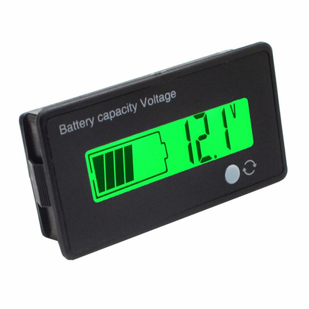 

3Pcs 12V/24V/36V/48V 8-70V LCD Acid Lead 3.7V Lithium Battery Capacity Indicator Digital Voltmeter
