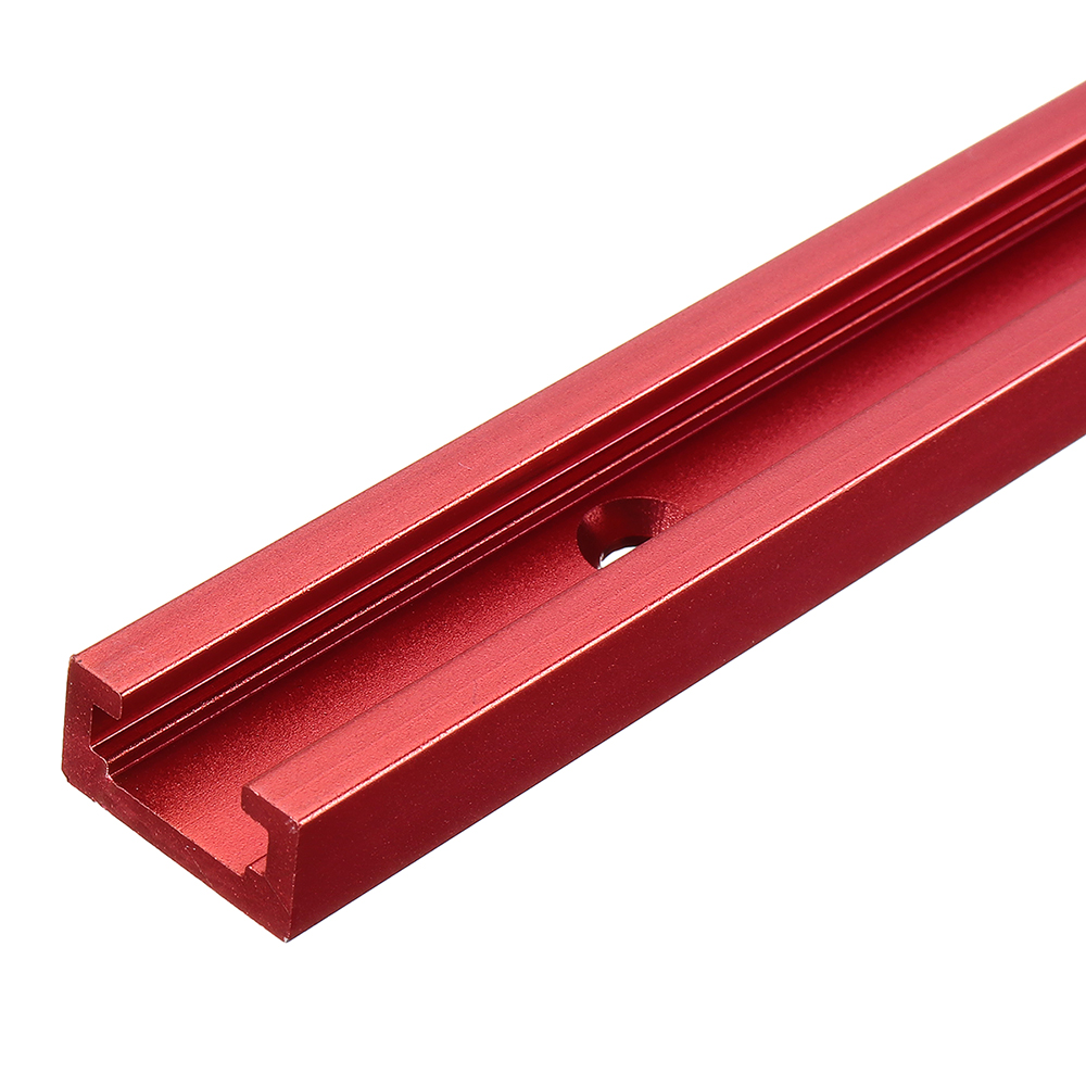 الألومنيوم الأحمر أشابة 300-1220mm T- المسار T- فتحة ميتري المسار الرقصة T المسمار تركيبات فتحة 19x9.5mm لجدول المنشار ا