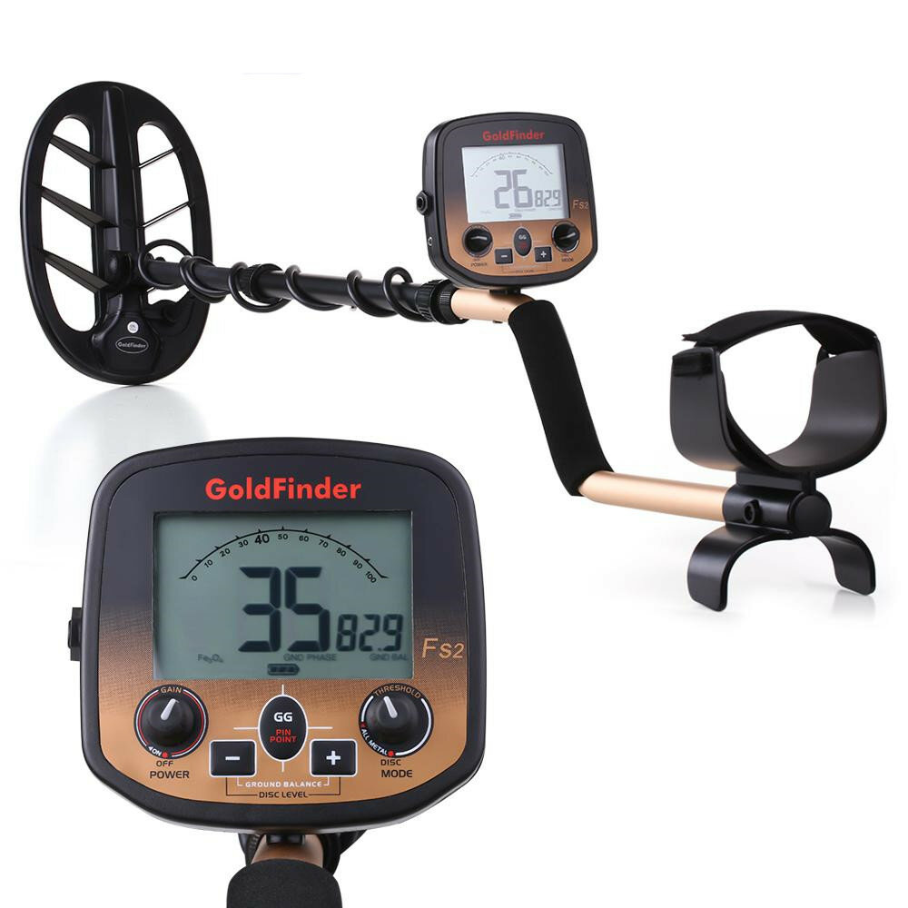 

GH-12 Professional Underground Metal Detector Treasure Hunt Gold Detector with High Sensitivity Waterproof Search Coil