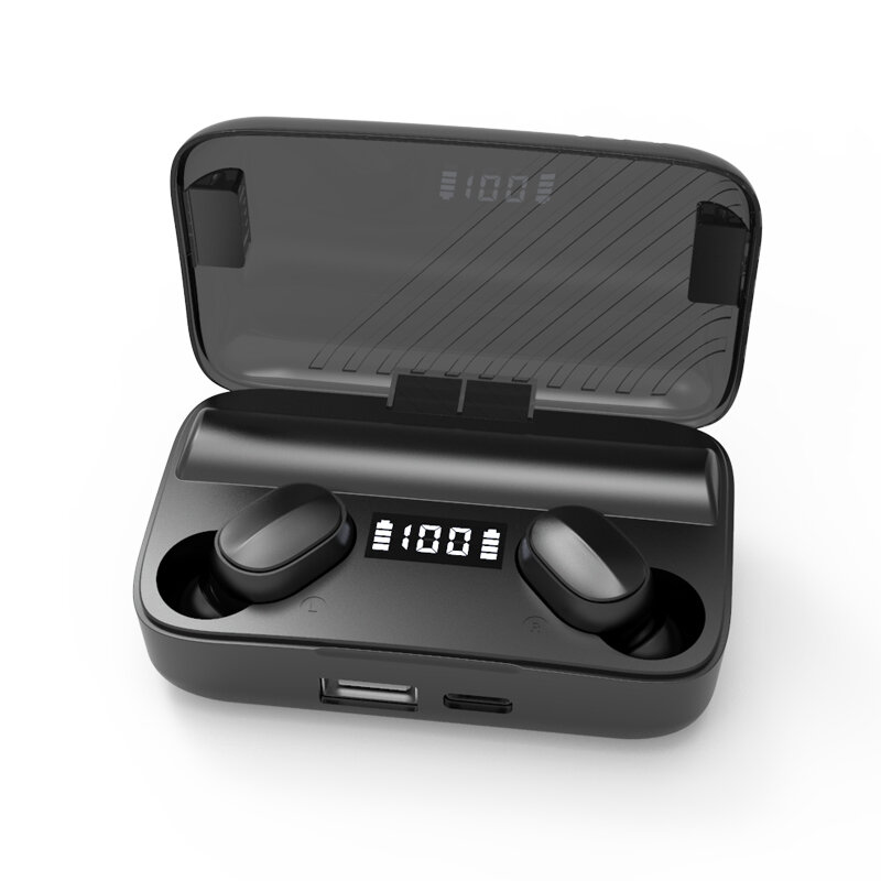 

Bakeey TWS Wireless bluetooth Headset In-ear Earphone Stereo Earbuds IPX5 Waterproof Headphone with Mic for iPhone Huawe