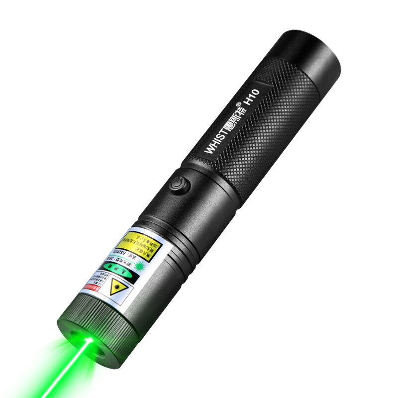 Whist H10 High Power Green Laser Pointer 5000 Meters Adjust 16340 + 18650 Battery Charger USB Chargeable Laser Flashligh