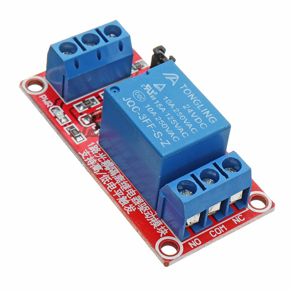 24V 1 kanaalniveau trigger Optocoupler relaismodule Geekcreit voor Arduino - producten die werken me