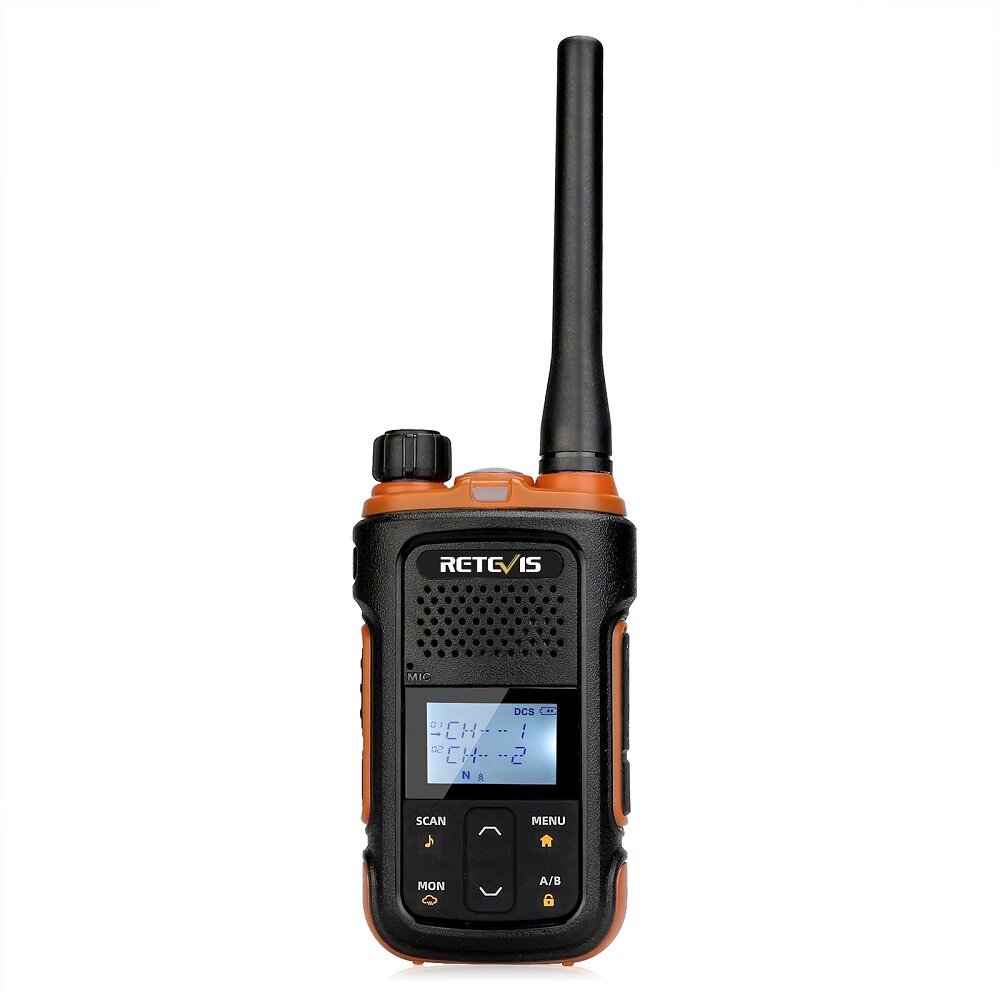 

Retevis RB27B/RB627B 22CH/16CH FRS/PMR Free License Handheld Two Way Radio with Big Flashlight