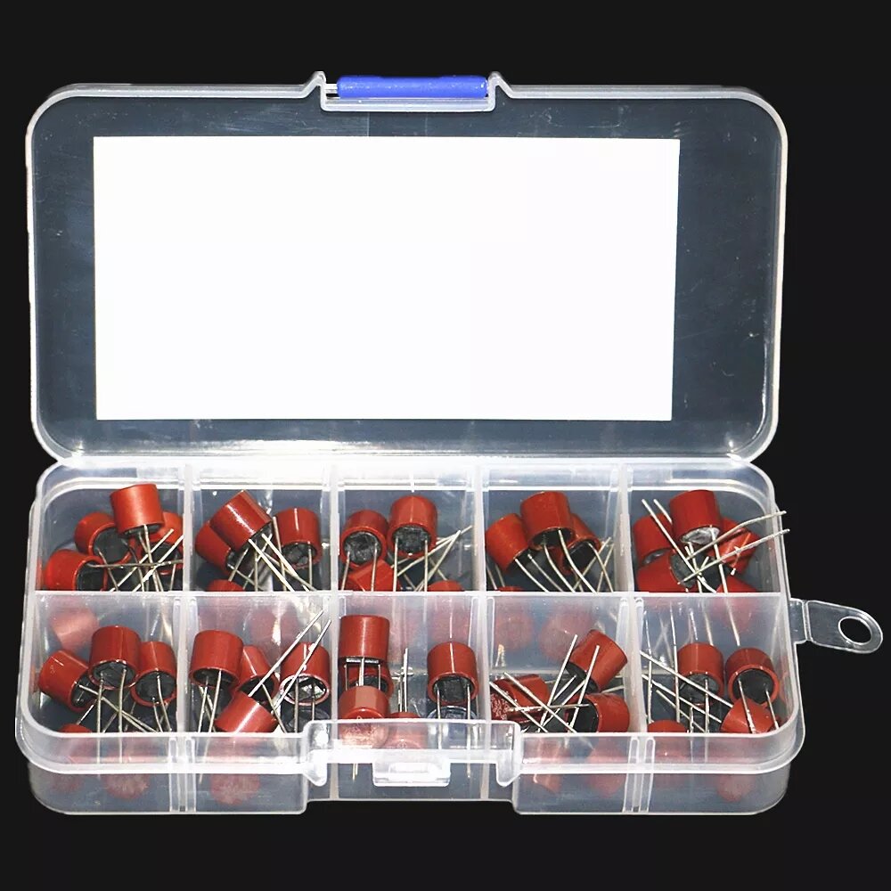 

50Pcs 10 Values 0.5A 1A 1.25A 2A 3.15A 4A 5A 6.3A 8A 10A Square Fuse Plastic 382 Electrical Assorted Fuse Mix Set