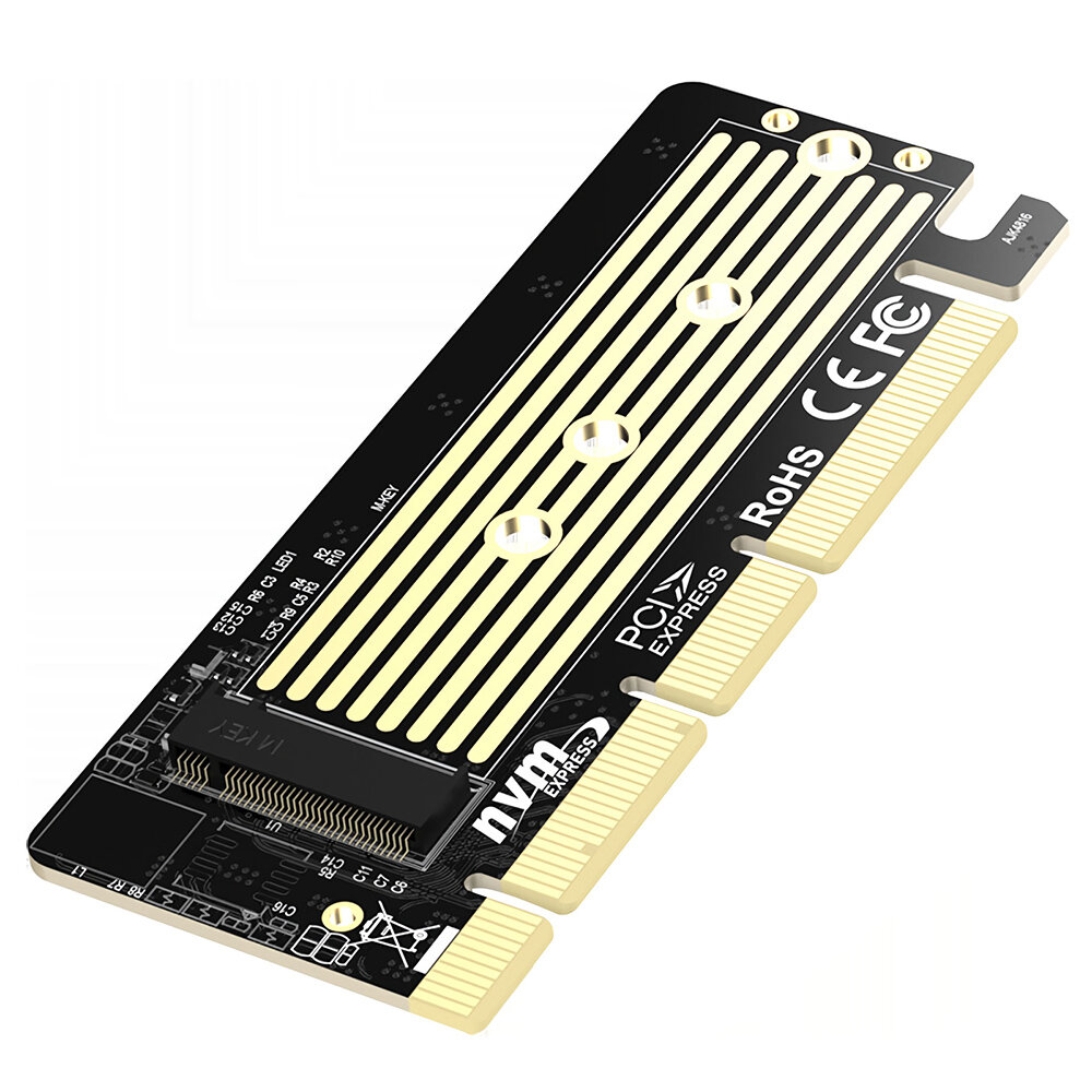 AODUKE M.2 NVME SSD to PCI-E3.0 Universal Adapter Card M.2 Nvme Hard Disk Adapter Card Converter AJK