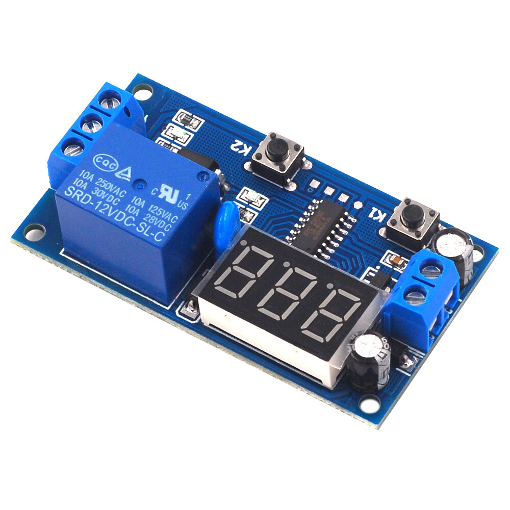 AOQDQDQD 5V/12V Time Control Switch with Intermittent Infinite Loop Countdown and Timing Relay Module