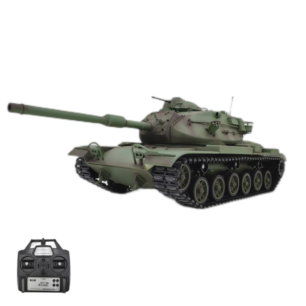 CoolBank Model US M60A3 1/16 2.4G RC Tank Battle w/ Lighting Smoking Sound Shoot Balls Off-Road Vehicles Toys