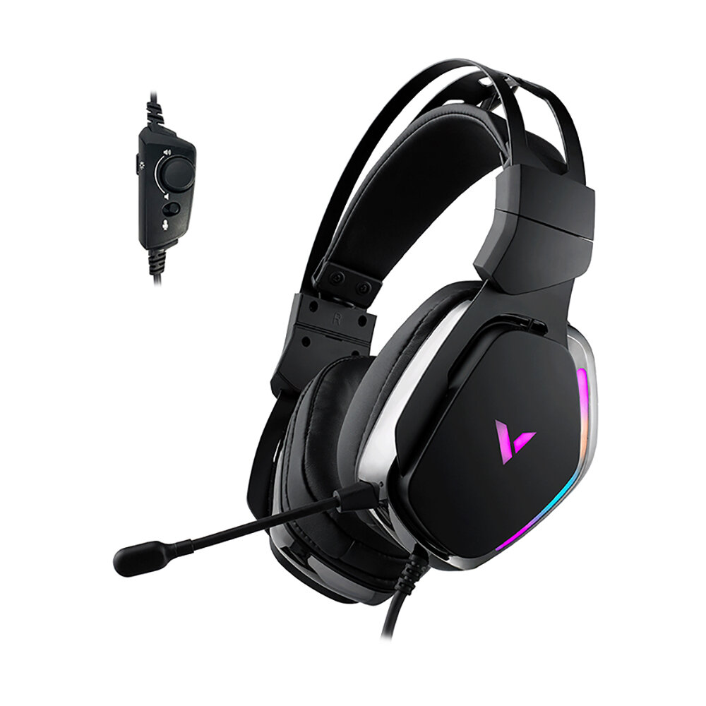 

RAPOO VH710 Gaming Headset Virtual 7.1 Channel Customized drive ENC Noise Reduction Microphone 50mm High-quality Unit RG