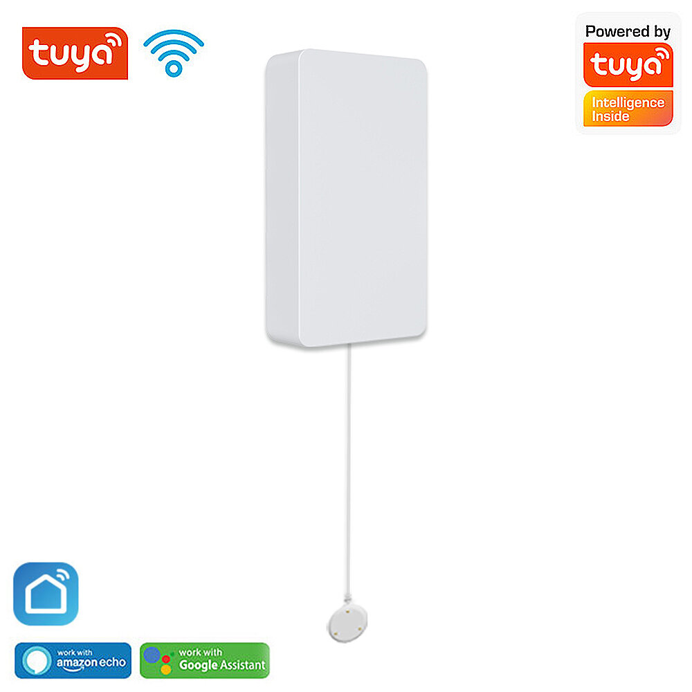 Tuya slimme wifi-wateroverstromingssensor 2.4GHz Smart Home Draadloze APP Afstandsbediening Alarm Pu