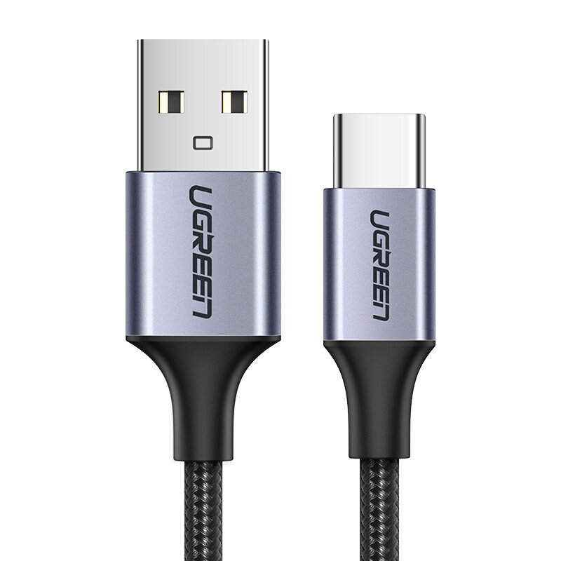 

UGREEN 3A USB to Type-C Cable QC 3.0 Fast Charging Data Transmission Nylon Braided Core Line 0.5M/1M/1.5M/2M Long For Sa