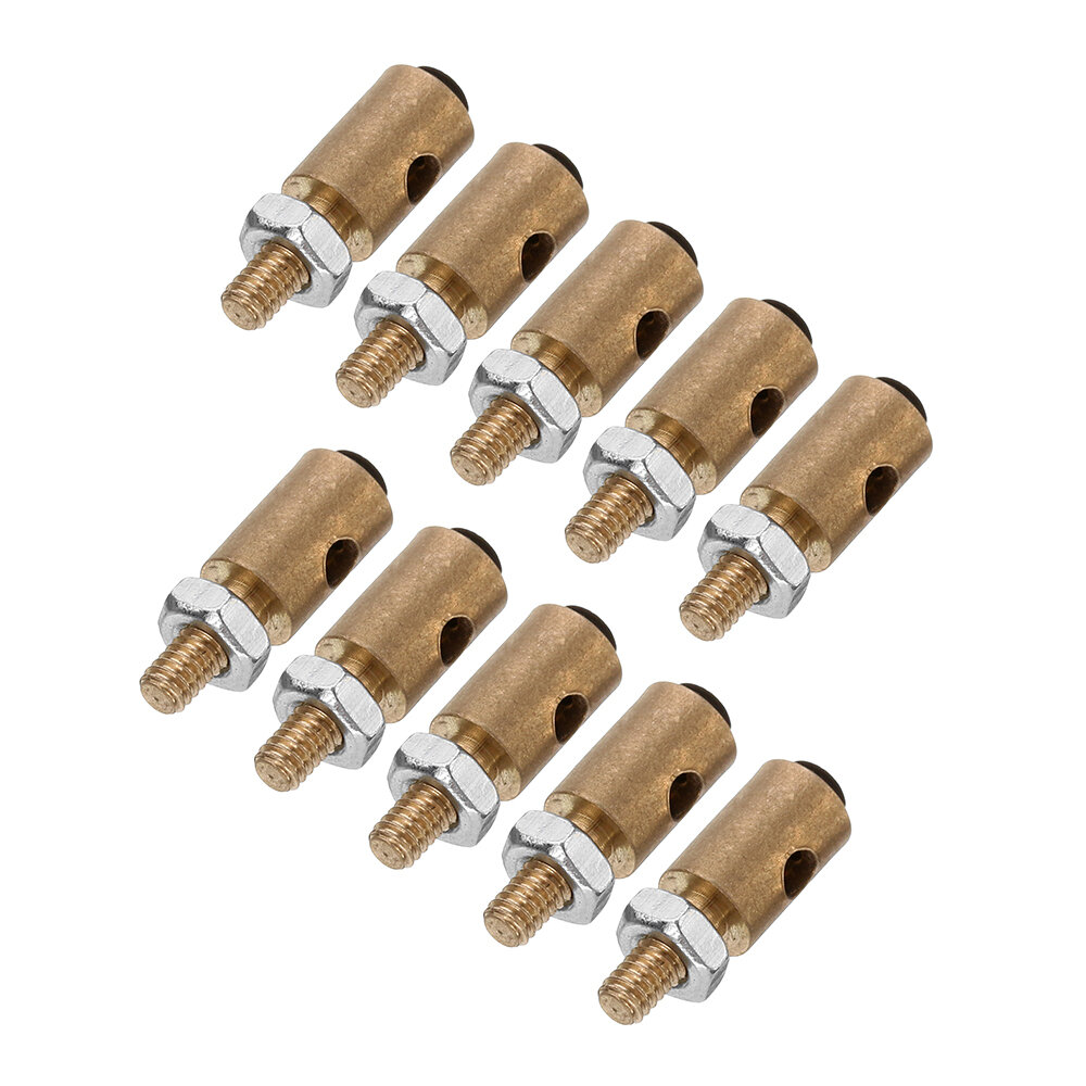 1.3mm 1.8mm 2.1mm 2.5mm 3.1mm Adjustable Pushrod Connectors Linkage Stoppers For RC Airplane