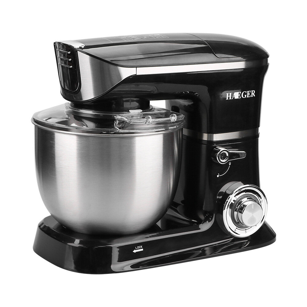 HAEGER HG-6613 6L Stand Mixer 1000W 6 Speed Multi Purpose Kneading Machine for Baking, Cake, Cookie, Kneading