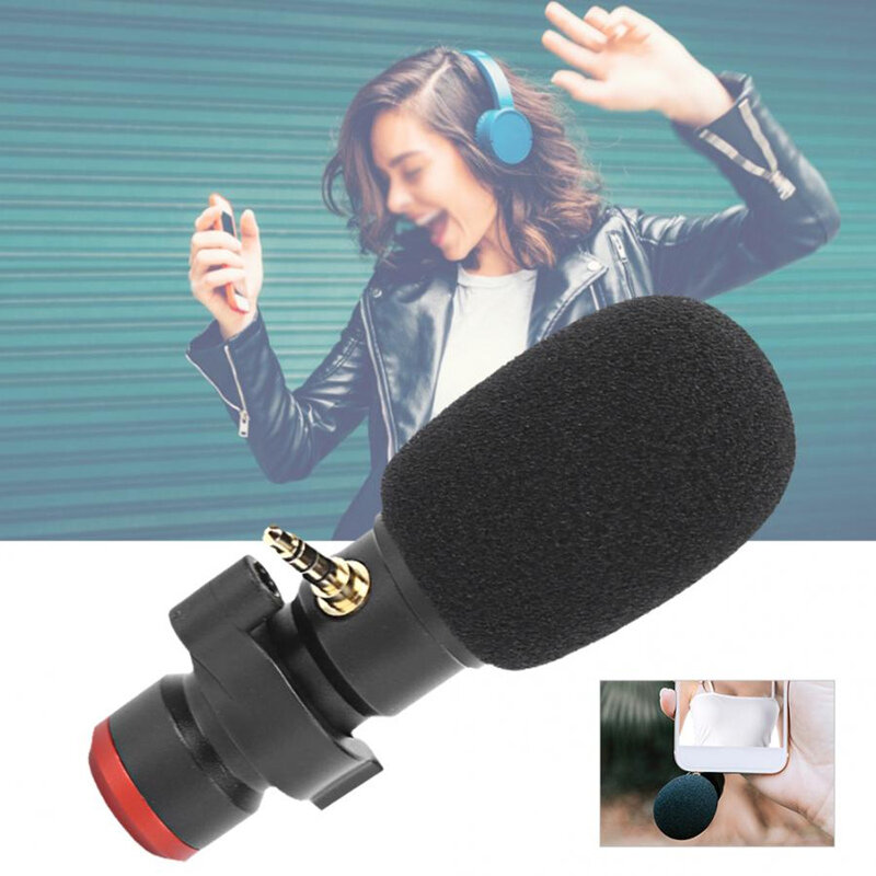 YELANGU MIC06 Mini Portable 3.5mm Microphone Recording Singing Studio Condenser Mic Wired Mikrofo/Mi