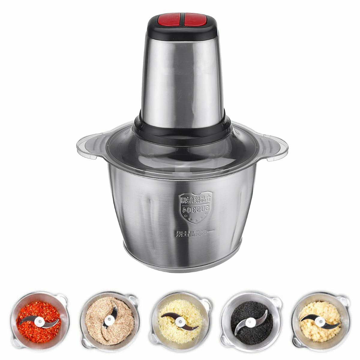 3L 300W Stainless Steel Meat Grinder Chopper Electric Automatic Mincing Machine