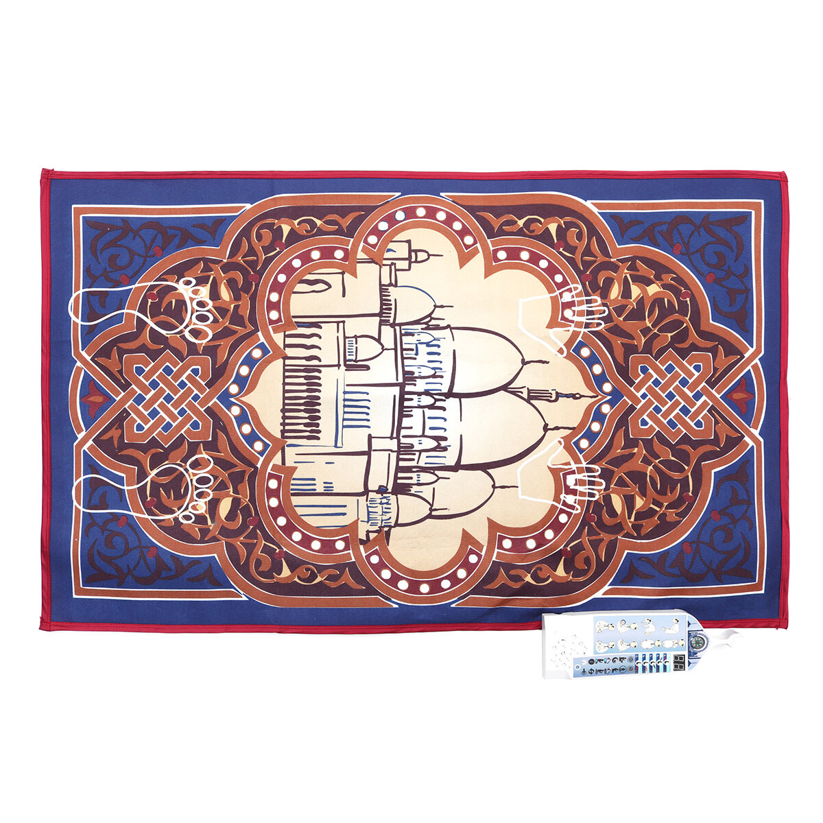 

110x70cm Islamic Worship Mat Electronic Prayer Blanket Smart Worship Blanket Electronic Worship Blanket