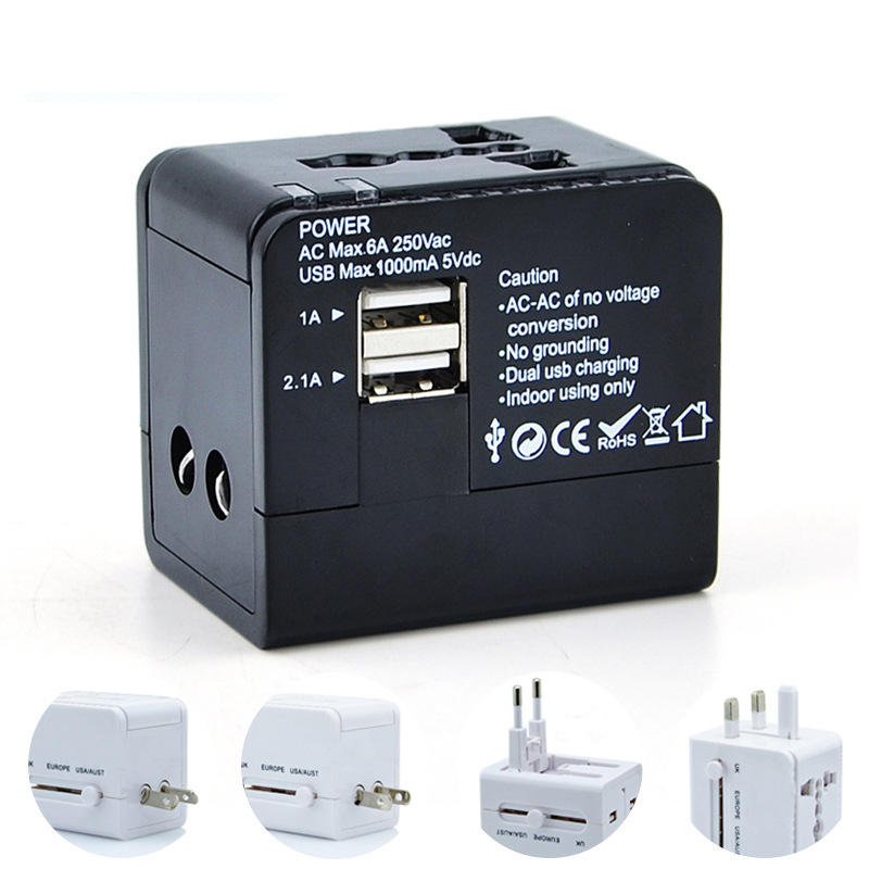 IPRee® Multifunctional USB Power Adapter Universal Socket US EU AU UK Plug Converter Outdoor Travel