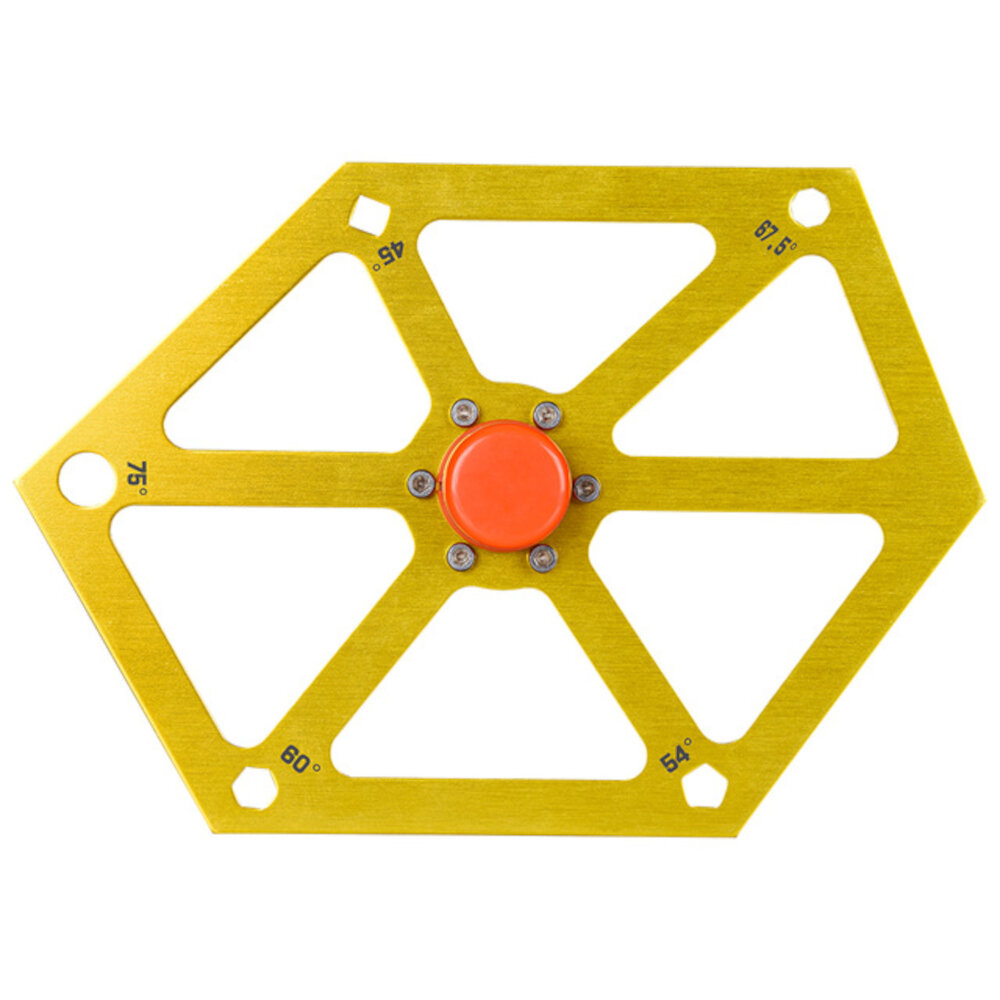 Aluminum Alloy Hexagon Ruler for Table Saw Multi-angle Measuring Tool Saw Angle Finder Gauge Protractor Inclinometer Ang