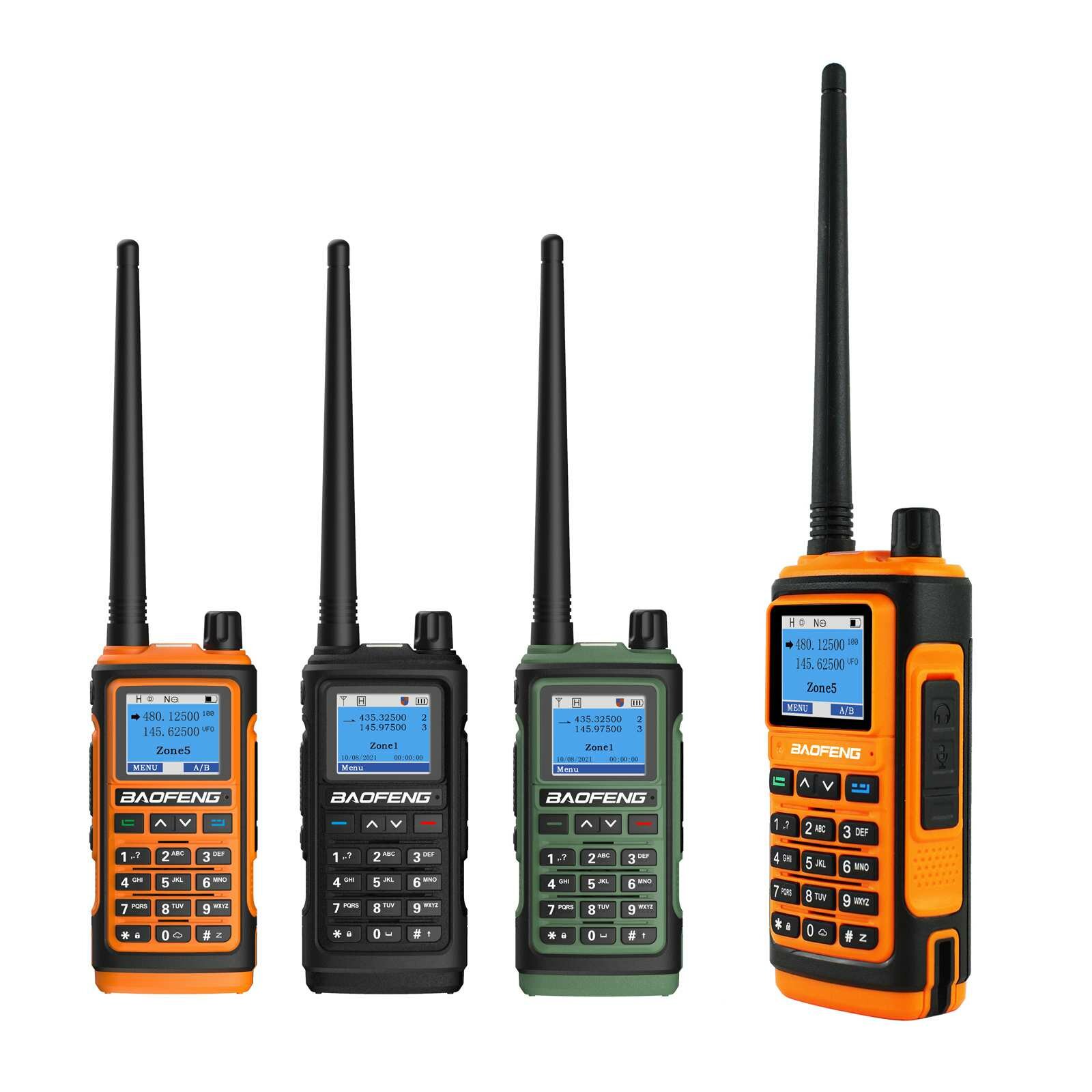 2023 BaoFeng UV-17 Walkie Talkie Long Range Ham 5W Portable Radios AM FM Wireless set Amateur Two-Way Radio UHF VHF for