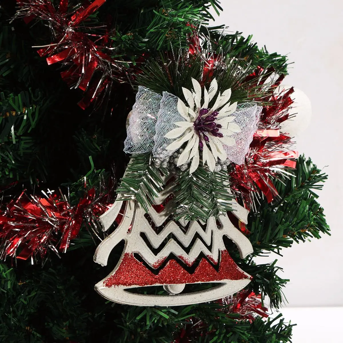 Plastic christmas tree ornaments white christmas decoration christmas ornaments