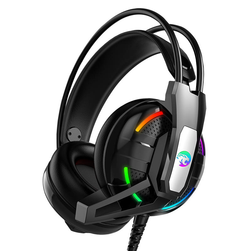 A12 Gaming Headphone Headset Diepe bas Stereo Wired oortelefoon met microfoon LED Light voor pc-comp