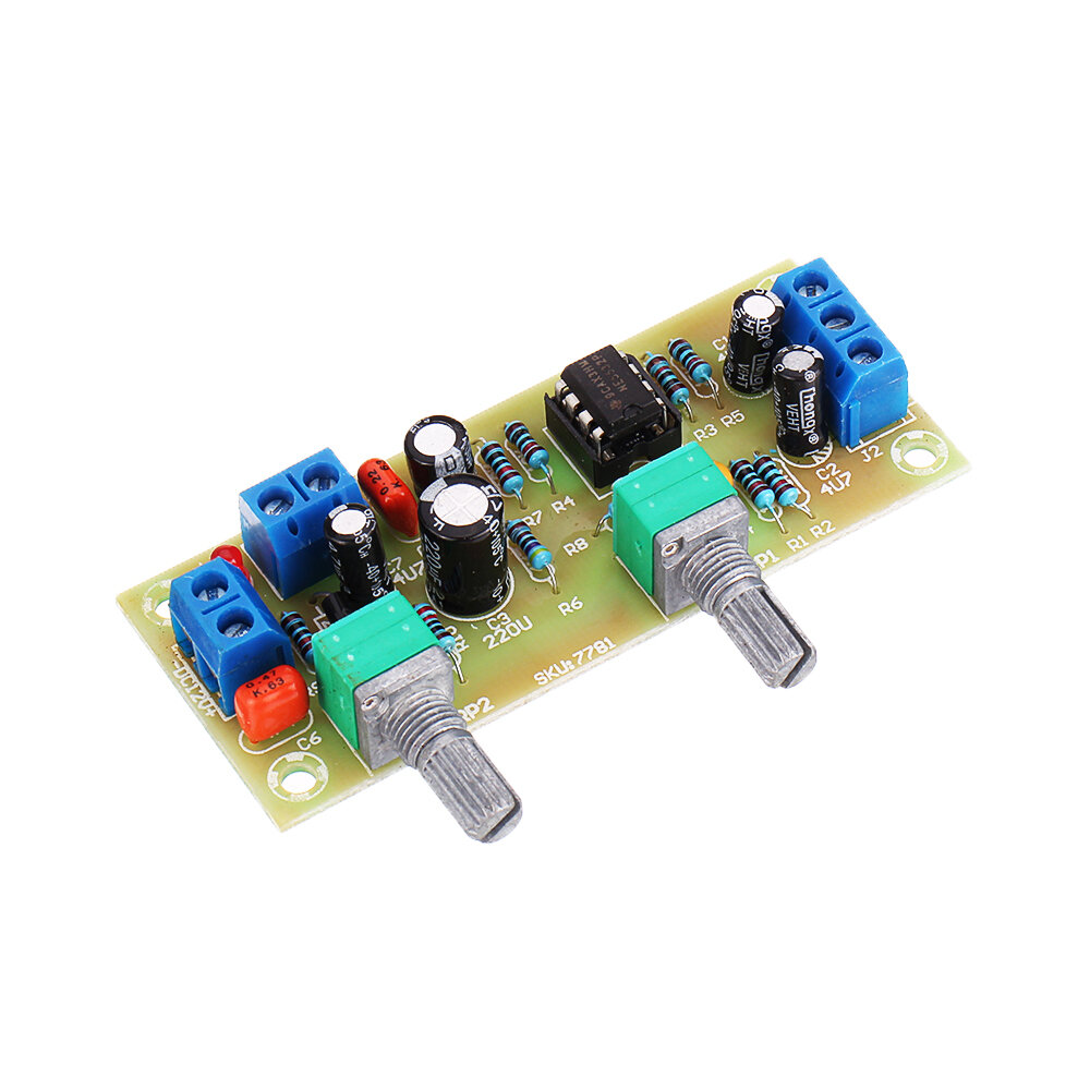 3pcs Single Power Supply DC10-24V 22Hz-300Hz Subwoofer Preamp Board Low Pass Filter Module
