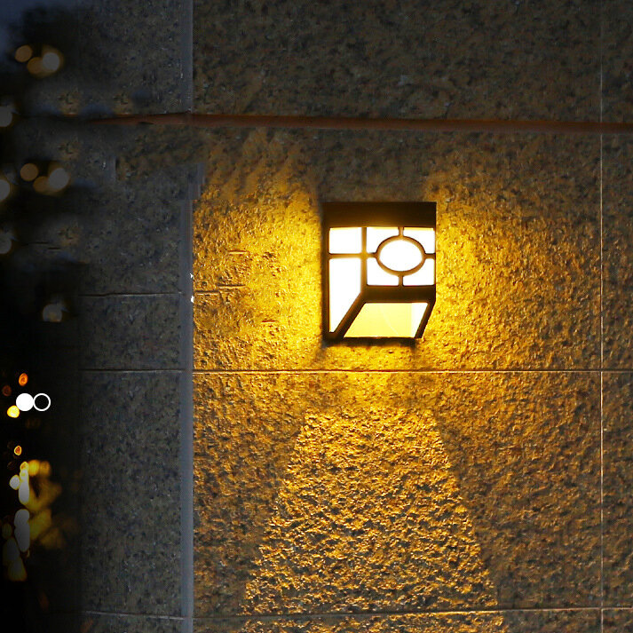 

Настенный светильник на солнечных батареях На открытом воздухе Сад Ландшафтный декор Патио Настенный светильник в атмосф