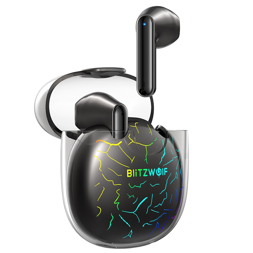 BlitzWolf? BW-FLB5 TWS Bluetooth V5.0 Oortelefoon Gaming Oordopjes HiFi Stereo 13mm Grote Dynamische