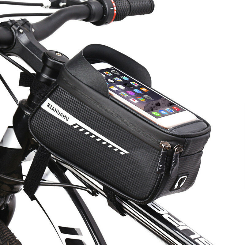 

6,5-дюймовая велосипедная рама для верховой езды Сумка Светоотражающий телефон Чехол Подвесной карман для телефона с сен